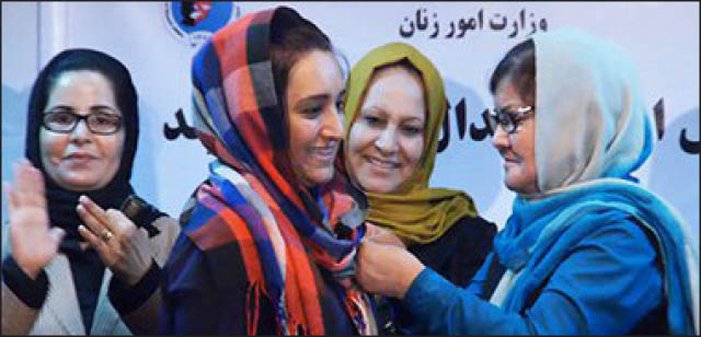 Ten Afghan Women Awarded Medals of Malalai